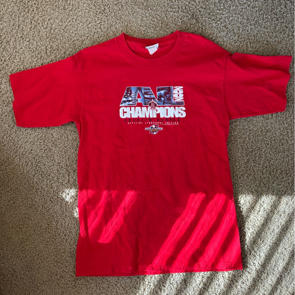 2002 AL Champions Angels T-Shirt